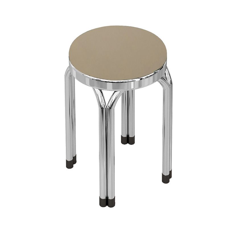 Round Modern Standard Leather Water Resistant Standard for Drawing Room Clearhalo 'furn' 'furn_ottomans_poufs' 'Furniture' 'Living Room Furniture' 'Ottomans & Poufs' 'ottomans_poufs' 1200x1200_f33964a6-4e27-4382-8271-5ee5f40779de