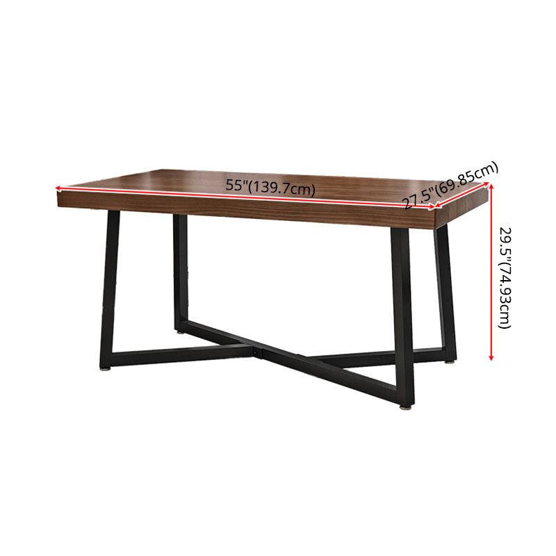 Modern Kitchen Dining Room Set with Wood Top and Trestle Base Furniture for Home Use Clearhalo 'Dining Room Sets' 'Dining Tables & Seating' 'dining_room_set' 'furn' 'furn_dining_room_set' 'Furniture' 'furniture_dining_room_set' 'Kitchen & Dining Furniture' 'kitchen&dining_furn' 'kitchen' 1200x1200_f33d73b2-b0e5-4410-a193-879943b736b2