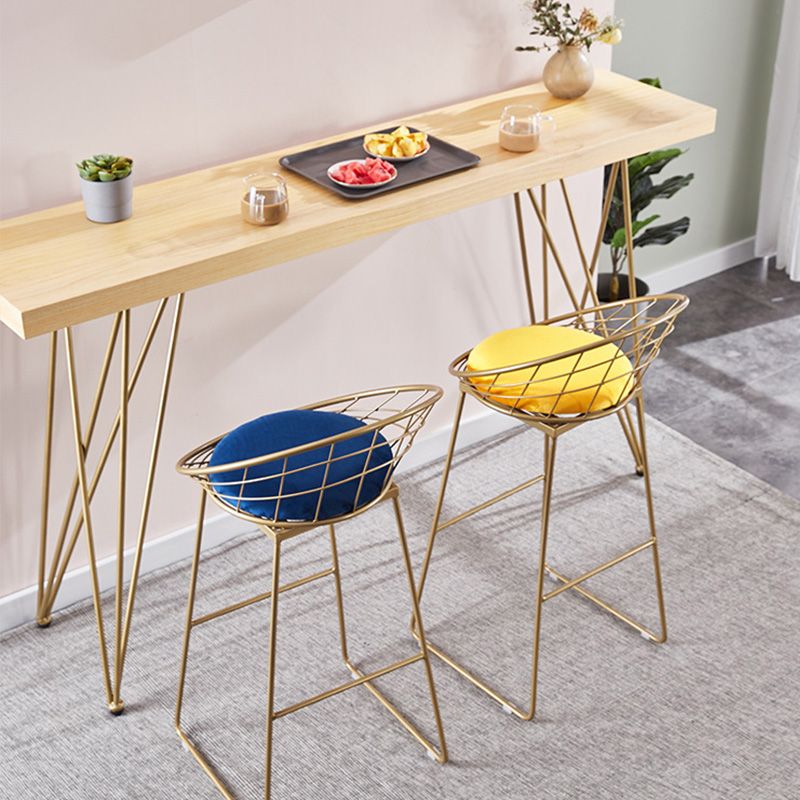 Mesa moderna con altura de barra, mesa de pub tipo bistró con tapa de madera maciza y cuatro patas