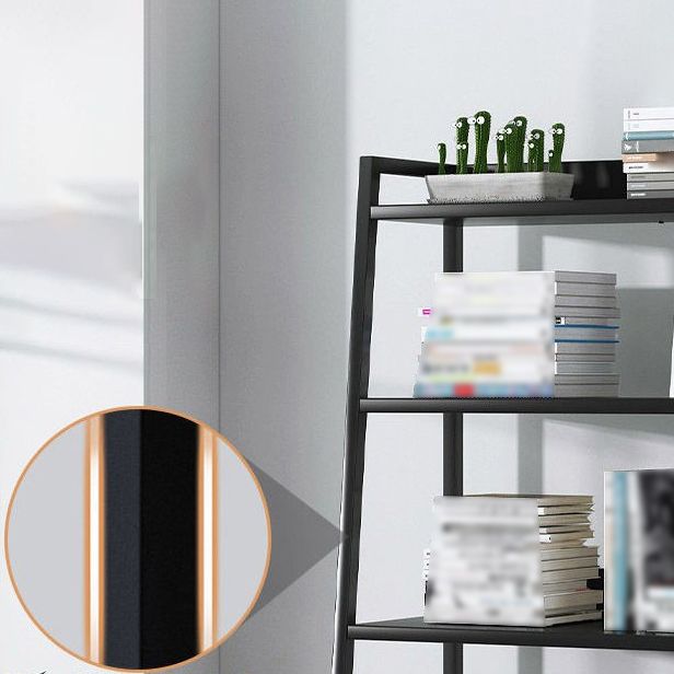 Industrial Vertical Open Bookshelf Metal Frame Manufactured Wood Shelf Bookshelf Clearhalo 'Bookcases' 'furn' 'furn_bookcases' 'Furniture' 'furniture_bookcases' 'kitchen' 'kitchen_bookcases' 'Living Room Furniture' 'Office Furniture' 1200x1200_f340c5bb-dde8-4e01-ab45-d8803c05284e