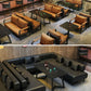 Industrial Style Sintered Stone Dinner Room Kitchen Table Black Sled Base Table for Dinning Room Clearhalo ' dining_table' 'Dining Tables & Seating' 'Dining Tables' 'furn' 'furn_dining_table' 'Furniture' 'furniture_dining_table' 'Kitchen & Dining Furniture' 'kitchen&dining_furn' 'kitchen' 'kitchen_dining_table' 1200x1200_f343bc1c-5ea4-4b7c-9b39-a6235563e166
