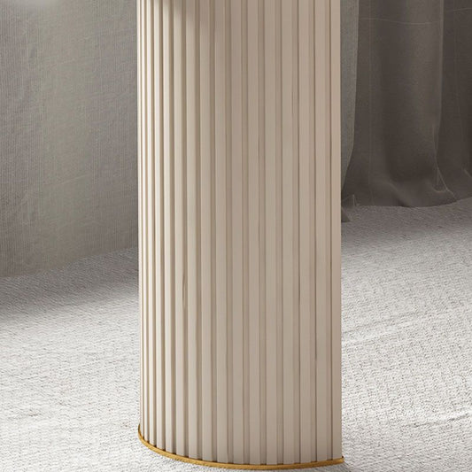 Zeitgenössischer 29.53 "großer Schreibtisch Stein Steinpeninsula Office Desk