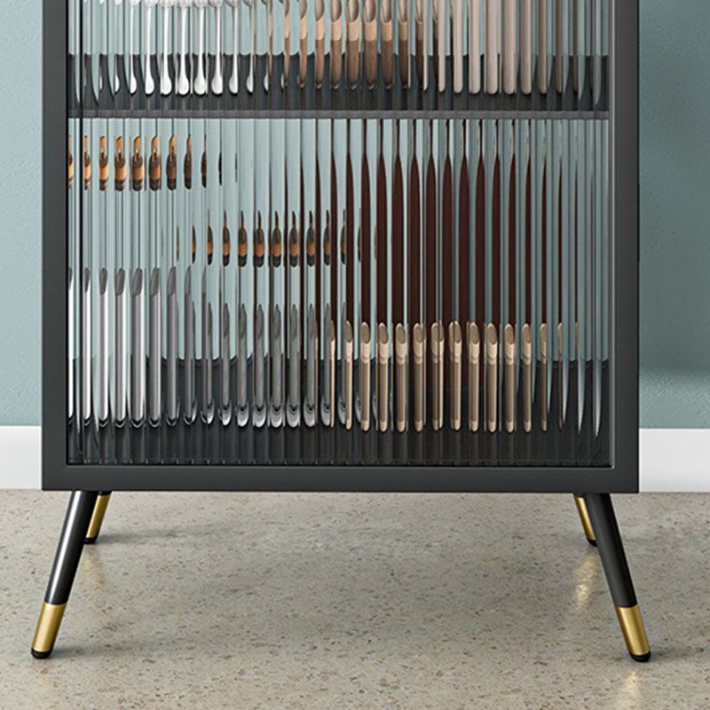 Glamstil Metal Station Buffet Ständer Glas Buffet Sideboard mit Tür