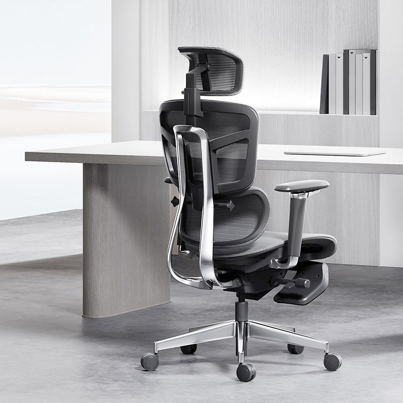 Removable Arms Office Chair No Distressing Ergonomic Desk Chair with Wheels Clearhalo 'furn' 'furn_office_chair' 'Furniture' 'Office Chairs' 'Office Furniture' 'office_chair' 1200x1200_f3471f37-8441-4b3c-a1b4-48084fb66c84