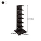 13.78"W Bookshelf Invisible Contemporary Style Bookcase for Office and Home