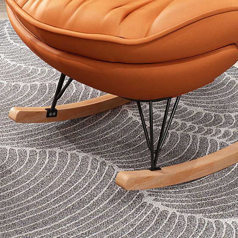 Chaise canapé de loisirs chaise de salon à tissu simple