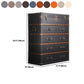 Rustic Leather Chest Vertical Chest with Drawers for Bedroom Clearhalo 'Bedroom Furniture' 'Dressers & Chests' 'dressers_chests' 'furn' 'furn_dressers_chests' 'Furniture' 1200x1200_f348d445-a06e-405e-b997-44851cfe913f