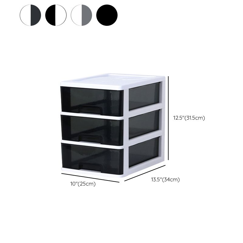 Aktenschrank seitlich Kunststoff moderner Aktenschrank mit Schubladen für Zuhause und Büro