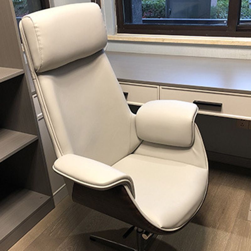 Metal Frame Office Chair Upholstered Arm High / Mid Back Task Chair with Wheels Clearhalo 'furn' 'furn_office_chair' 'Furniture' 'Office Chairs' 'Office Furniture' 'office_chair' 1200x1200_f349dbf8-8443-44d3-a5be-77d0c905810a