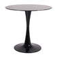 Contemporary Style Home Tempered Glass Dining Table Round Shape Table with Pedestal Base Clearhalo ' dining_table' 'Dining Tables & Seating' 'Dining Tables' 'furn' 'furn_dining_table' 'Furniture' 'furniture_dining_table' 'Kitchen & Dining Furniture' 'kitchen&dining_furn' 'kitchen' 'kitchen_dining_table' 1200x1200_f34a83ab-9e03-4a41-b21a-5f7a3d605e2d