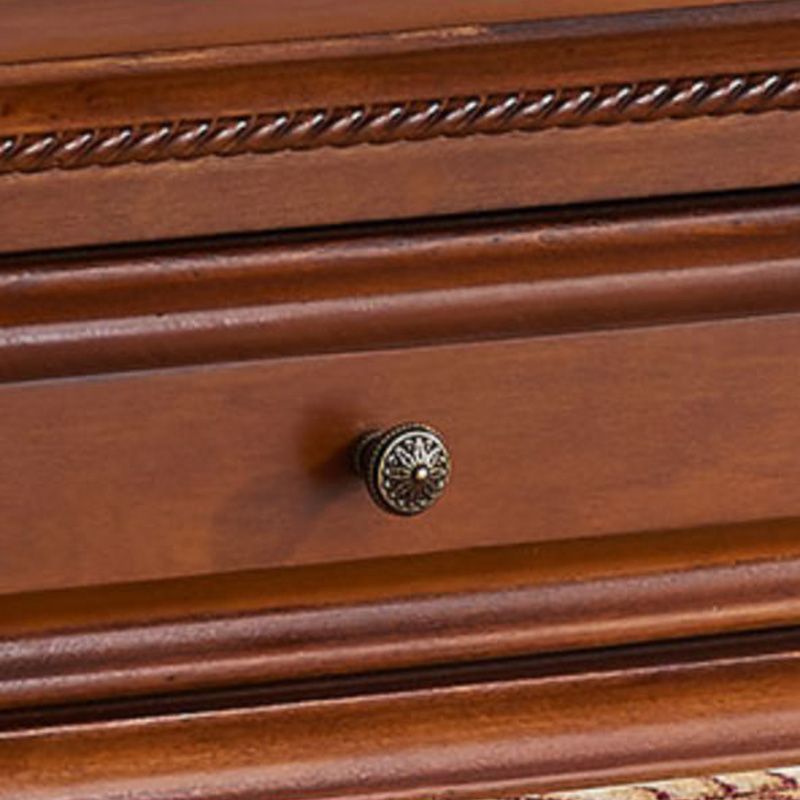 Farmhouse Wooden Square Side Table One Drawer Side Table with Four Wooden Legs Clearhalo 'Coffee & Accent Tables' 'End & Side Tables' 'end_side_table' 'end_side_tables' 'furn' 'furn_end_side_tables' 'Furniture' 'furniture_end_side_table' 'Living Room Furniture' 1200x1200_f34ae32c-cf27-4e93-98c8-9b24c92e3d7b