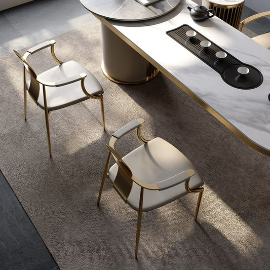 Glam Track Arms Armchair Basic Fixed Back Accent Armchair for Living Room Clearhalo 'Accent Chairs' 'accent_chairs' 'Chairs & Seating' 'furn' 'furn_accent_chairs' 'Furniture' 'Living Room Furniture' 1200x1200_f34b19fe-eee4-4b4b-9159-648b84bd1950