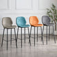 Coffee Shop Bar Stool Leather Armless Modern Distressed Counter Stools Clearhalo 'Bar Furniture' 'Bar Stools' 'bar_stools' 'furniture_bar_stools' 'Kitchen & Dining Furniture' 'kitchen&dining_furn' 'kitchen' 'kitchen_furn' Furniture' 1200x1200_f34b526f-a2a3-4f2e-aa69-159cfca1fea3