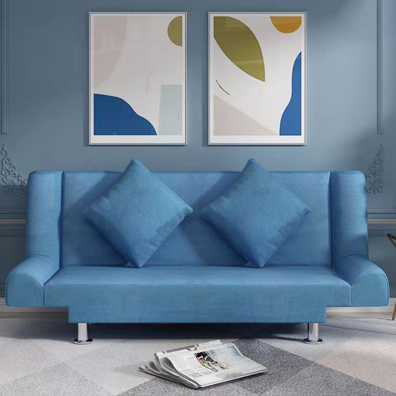 Modern Linen Sofa 23"W Tight Back Armless Couch for Living Room Clearhalo 'furn' 'furn_sofas' 'Furniture' 'furniture_sofas' 'Living Room Furniture' 'Sofa' 'sofas' 1200x1200_f34d2e7a-fb94-4594-96bb-b71a9470779d