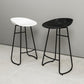 Modern Armless Backrest Counter Stool Iron Cashier Bar Stool with Acrylic Seat and Pedal Clearhalo 'Bar Furniture' 'Bar Stools' 'bar_stools' 'furn' 'furn_bar_stools' 'Furniture' 'furniture_bar_stools' 'Kitchen & Dining Furniture' 1200x1200_f350c594-6913-4148-97a9-f1e97717c541