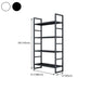 3/4/5-Shelf Iron Etagere Bookshelf Black and White Vertical Bookcase for Living Room Clearhalo 'Bookcases' 'furn' 'furn_bookcases' 'Furniture' 'furniture_bookcases' 'Office Furniture' 1200x1200_f351d51d-3f7b-4e9b-a594-86deb65181f7
