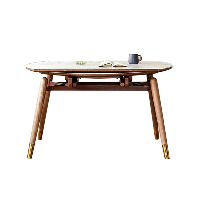 Modern White Round Dining Table Sintered Stone Kitchen Dining Table with 4 Legs Base Clearhalo ' dining_table' 'Dining Tables & Seating' 'Dining Tables' 'furn' 'furn_dining_table' 'Furniture' 'furniture_dining_table' 'Kitchen & Dining Furniture' 'kitchen&dining_furn' 'kitchen' 'kitchen_dining_table' 1200x1200_f3524ed2-05f5-4fb3-8543-c176cd97a5c6