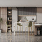 Nordic Glam Style Rectangle Bar Counter Table Sintered Stone Dining Table with Metal Legs Clearhalo 'Bar Furniture' 'Bar Tables' 'bar_tables' 'furn' 'furn_bar_tables' 'Furniture' 'furniture_bar_tables' 'Kitchen & Dining Furniture' 1200x1200_f3542d28-a7ab-4080-b8f8-ddd4e4f82397