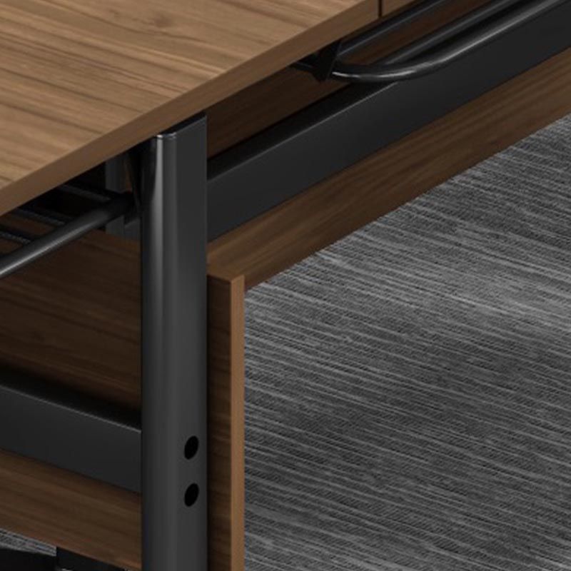 Bureau de bureau en bois moderne pliant du bureau d'écriture rectangulaire pour la maison