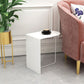 19.69" Tall Mid-century Side End Table Metal Abstract Sofa Side Accent Table