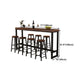 Pine Wood Bar Table Industrial Rectangle Bar Dining Table with Trestle Base Clearhalo 'Bar Furniture' 'Bar Tables' 'bar_tables' 'furn' 'furn_bar_tables' 'Furniture' 'furniture_bar_tables' 'Kitchen & Dining Furniture' 1200x1200_f354ff0c-ba98-4f59-abae-5e0bb9d6b973