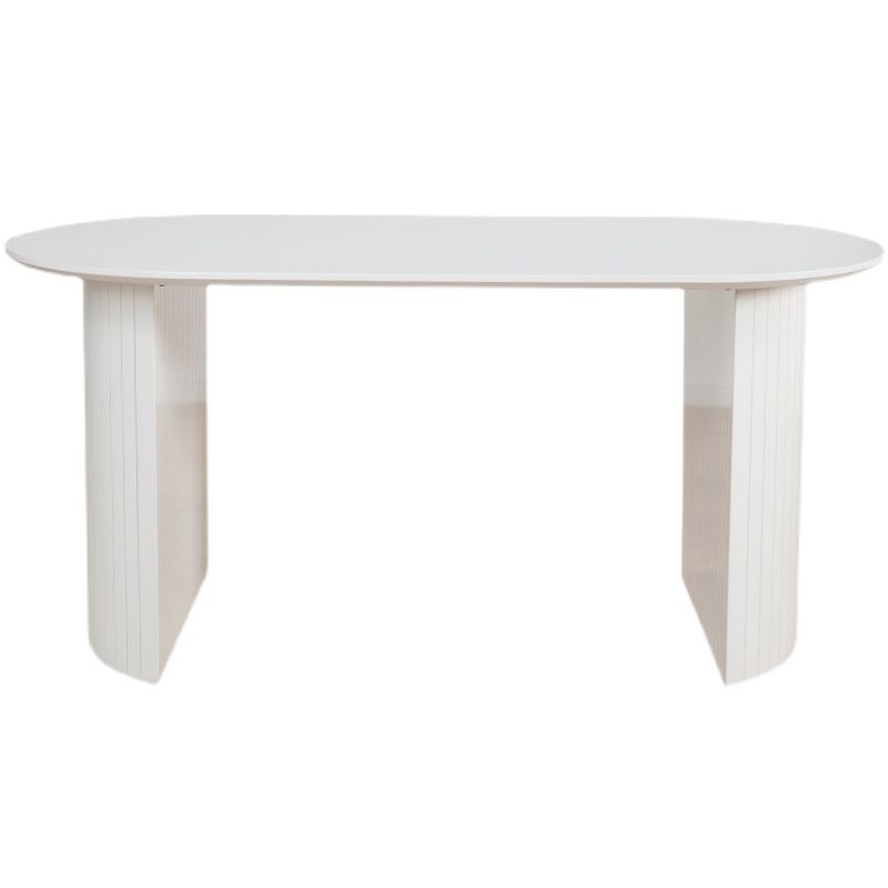 Solid Wood Contemporary Oval Dining Table Double Pedestal Table for Dining Room Clearhalo ' dining_table' 'Dining Tables & Seating' 'Dining Tables' 'furn' 'furn_dining_table' 'Furniture' 'furniture_dining_table' 'Kitchen & Dining Furniture' 'kitchen&dining_furn' 'kitchen' 'kitchen_dining_table' 1200x1200_f3563445-1007-441c-9c90-473e29fdd21b