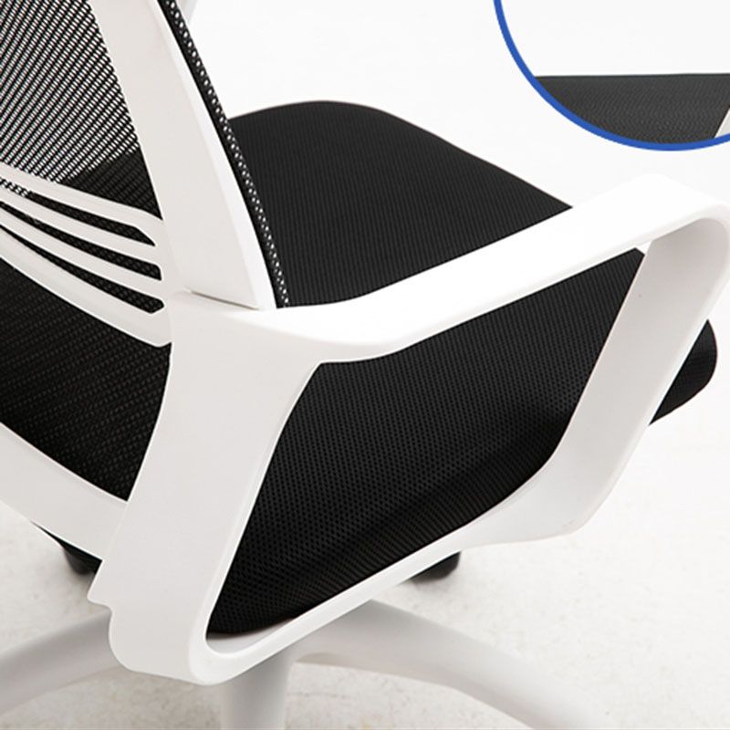 Moderne Fixed Arms Conference Chair Mesh Back Desk Chair für Büro