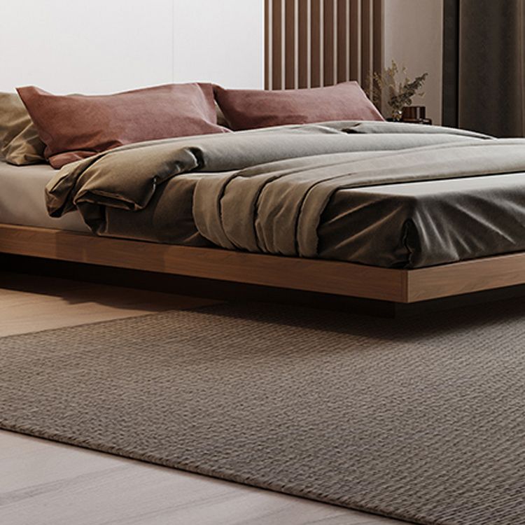 Espresso-Plattform Bettrahmen Massivholzplattform Bett Mitte des Jahrhunderts modern