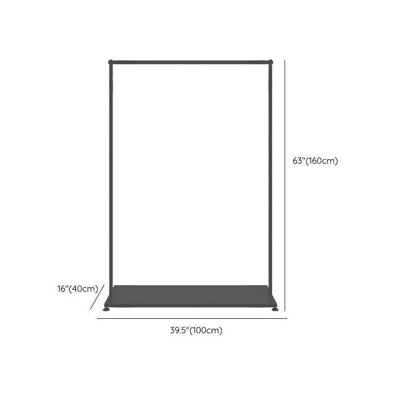 Approfilo in metallo nero stile moderno in stile pavimento per casa semplice appendiabiti