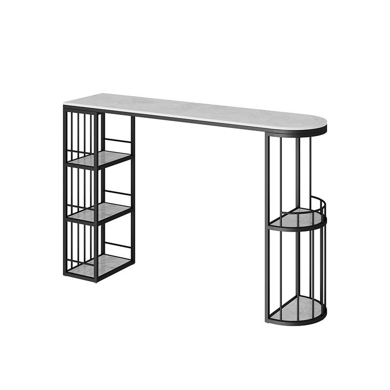 Modern Sintered Stone Bar Table Dining Table for Kitchen Use Clearhalo 'Bar Furniture' 'Bar Tables' 'bar_tables' 'furn' 'furn_bar_tables' 'Furniture' 'Kitchen & Dining Furniture' 1200x1200_f359a562-49fe-49b3-8cee-8ca0eccfdca2