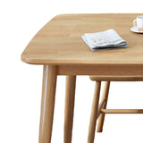Contemporary Rectangle Solid Wood Table Standard Height Table Dining Table with 4 Legs Clearhalo ' dining_table' 'Dining Tables & Seating' 'Dining Tables' 'furn' 'furn_dining_table' 'Furniture' 'furniture_dining_table' 'Kitchen & Dining Furniture' 'kitchen&dining_furn' 'kitchen' 'kitchen_dining_table' 1200x1200_f35b3134-6a6e-4075-a4b1-84157d0917a6