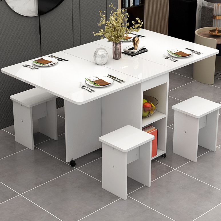 Mid-Century Style Dining Table Rectangle Wooden Home Use Dining Table Clearhalo ' dining_table' 'Dining Tables & Seating' 'Dining Tables' 'furn' 'furn_dining_table' 'Furniture' 'furniture_dining_table' 'Kitchen & Dining Furniture' 'kitchen&dining_furn' 'kitchen' 'kitchen_dining_table' 1200x1200_f35b805a-a446-470e-9863-e4cf9e57f49a