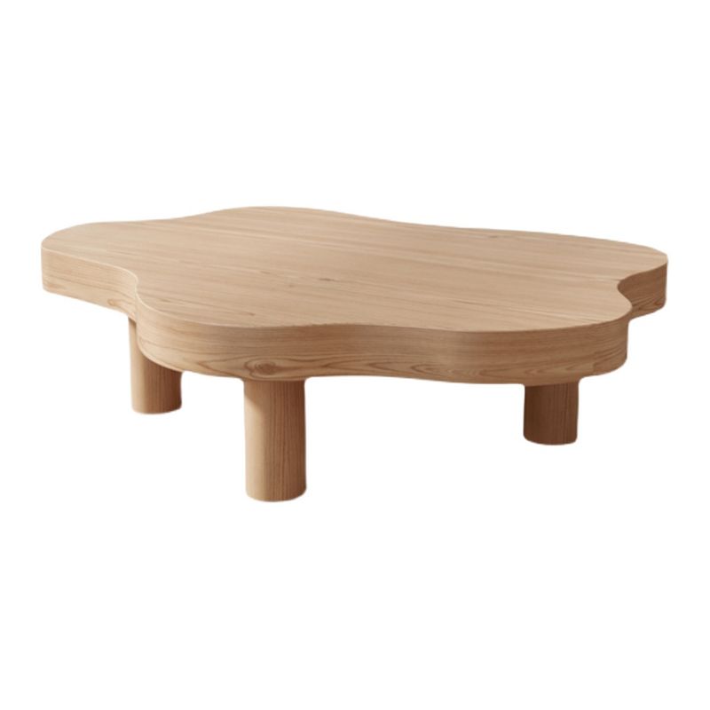 3 gambe tavoli da bunching caffè in legno massiccio geometrico o tavolino