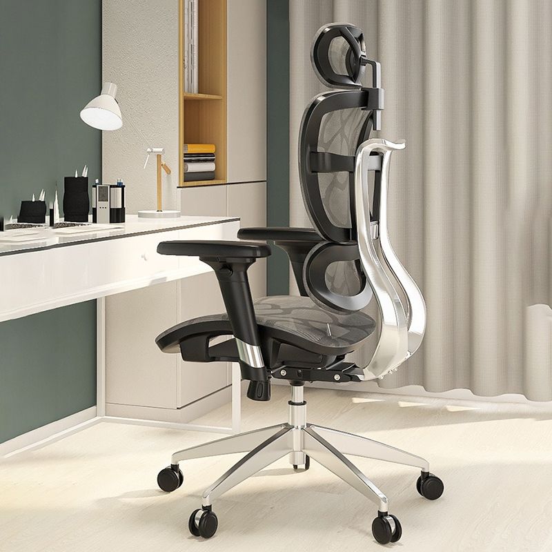 Removable Arms Chair Modern Adjustable Seat Height Swivel Chair with Wheels Clearhalo 'furn' 'furn_office_chair' 'Furniture' 'Office Chairs' 'Office Furniture' 'office_chair' 1200x1200_f35e0f0b-8a57-4d8a-b1f2-bc257fc79a00