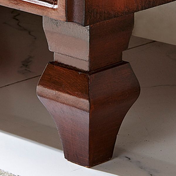 Cómoda tradicional de madera maciza con cajones de 3/4/5, 16,38 pulgadas de ancho