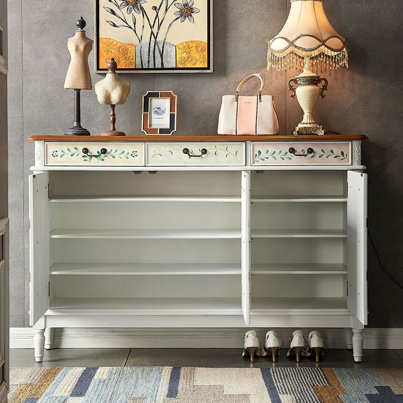 Industrial Painted Accent Cabinet Two/Three Drawers Wood Chest Clearhalo 'Cabinets & Chests' 'cabinets_chests' 'furn' 'furn_cabinets_chests' 'Furniture' 'Living Room Furniture' 1200x1200_f3618f7d-f9f3-4f8e-8917-fbbf9c83cc81