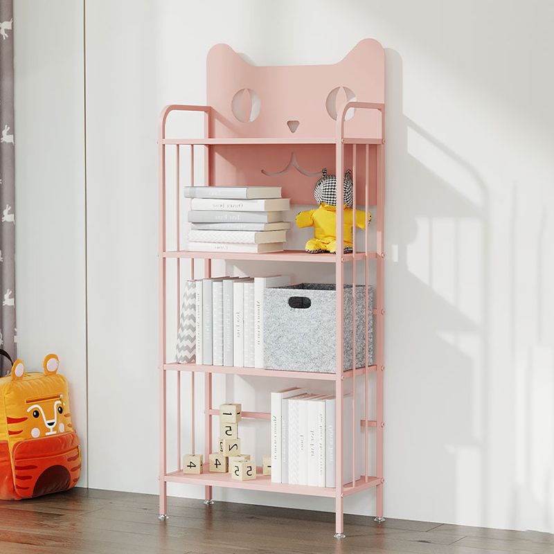 Scandinavian Standard Bookcase Metal Open Back Bookshelf with Shelves Clearhalo 'Bookcases' 'furn' 'furn_bookcases' 'Furniture' 'Office Furniture' 1200x1200_f363402c-9973-43f6-aa9c-58779a55e36e