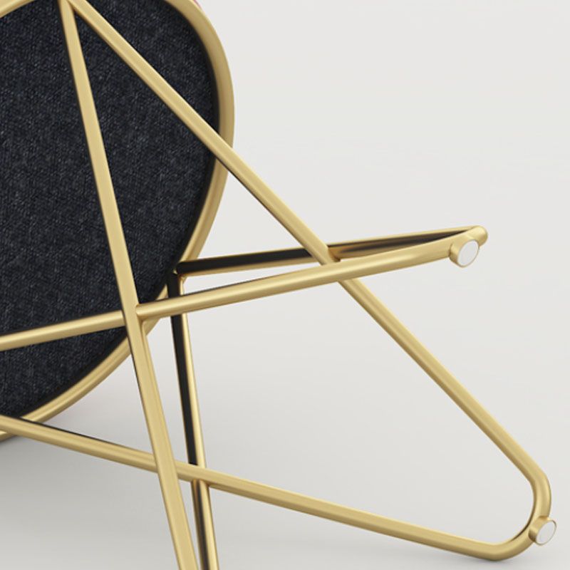 Moderner Goldstandard -Samt -Trea -resistentes Standard für das Wohnzimmer