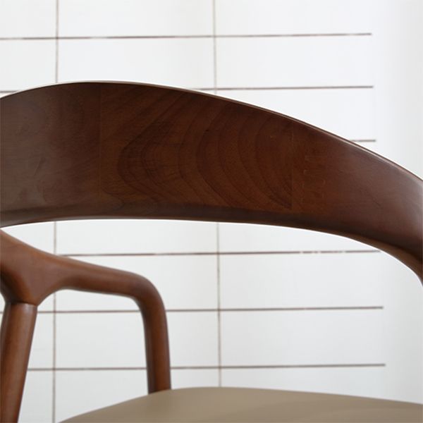 Contemporary Solid Wood Dining Room Chair Open Back Dining Side Chair for Home Clearhalo ' kitchen&dining_furn' 'Dining Chairs' 'Dining Tables & Seating' 'dining_chair' 'furn' 'furn_dining_chair' 'Furniture' 'furniture_dining_chair' 'Kitchen & Dining Furniture' 'kitchen' 1200x1200_f3686fc0-a6b3-4986-89cf-fc5374350716