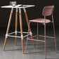 Modern Plastic Bar-stool Square Seat Counter Bar Stool with Metal Legs Clearhalo 'Bar Furniture' 'Bar Stools' 'bar_stools' 'furn' 'furn_bar_stools' 'Furniture' 'Kitchen & Dining Furniture' 1200x1200_f36871c2-b1d9-4df7-ac51-dd517297850a