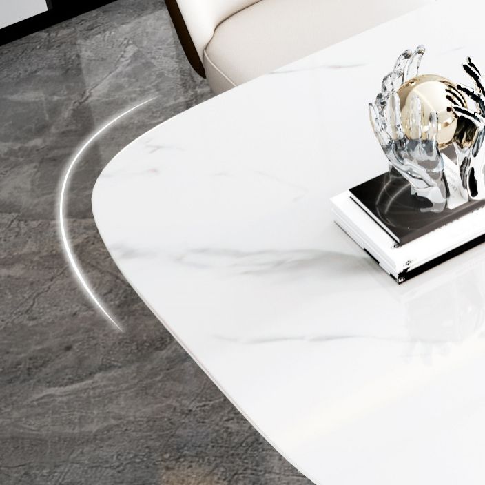 Set da pranzo in pietra sinterizzato di lusso rettangolo 1/3/4/5/6 pezzi set da pranzo