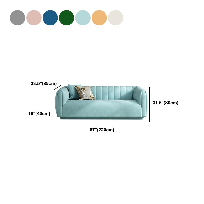 Genaaide kussen achterbank voor woonkamer 33,46 "Wide 31,5" High