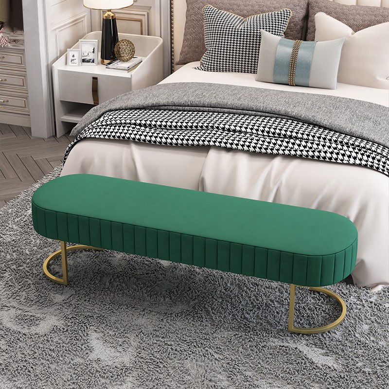 Modern Solid Color Seating Bench Upholstered Entryway and Bedroom Bench with Cushioned Clearhalo 'Benches' 'Chairs & Seating' 'furn' 'furn_benches' 'Furniture' 'Living Room Furniture' 1200x1200_f36ad892-a5f0-4f25-ac22-de8d9c7de1f7