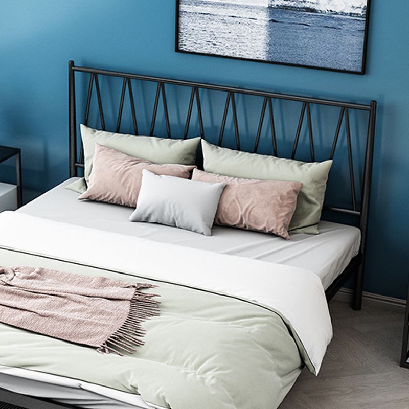 Metal Open-Frame Bed Minimalist Mattress Included Standard Bed Clearhalo 'Bedroom Furniture' 'Beds' 'furn' 'furn_beds' 'Furniture' 1200x1200_f36b99ab-a932-4de9-9870-682188e349d4