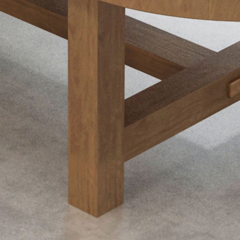 29.25-inch Height Industrial Writing Desk Oval Solid Wood Office Desk Clearhalo 'furn' 'furn_office_desk' 'Furniture' 'Office Desks' 'Office Furniture' 'office_desk' 1200x1200_f36c3a4f-e22c-4d44-a069-0f81be5bf73b