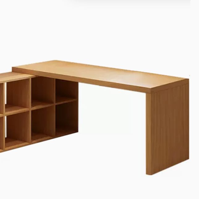 Modern Solid Wood Office Desk L-Shape Writing Desk for Office Clearhalo 'furn' 'furn_office_desk' 'Furniture' 'Office Desks' 'Office Furniture' 'office_desk' 1200x1200_f36c6f69-1327-4422-8bce-4f9bdfa5a165