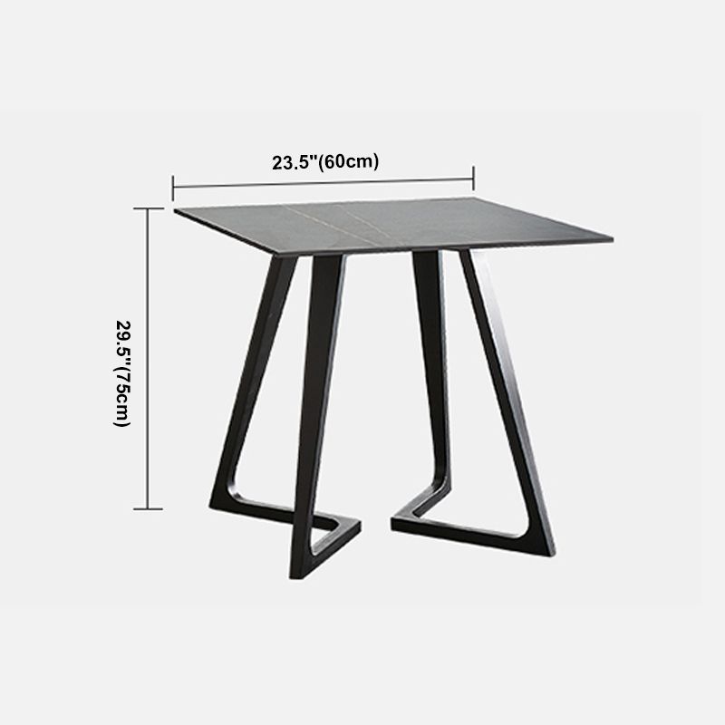 Double Pedestal Stone Dinning Table Industrial Style Furniture for Indoor Clearhalo ' dining_table' 'Dining Tables & Seating' 'Dining Tables' 'furn' 'furn_dining_table' 'Furniture' 'furniture_dining_table' 'Kitchen & Dining Furniture' 'kitchen&dining_furn' 'kitchen' 'kitchen_dining_table' 1200x1200_f36d6220-9246-4ef5-9cf4-81f373ccf9d5