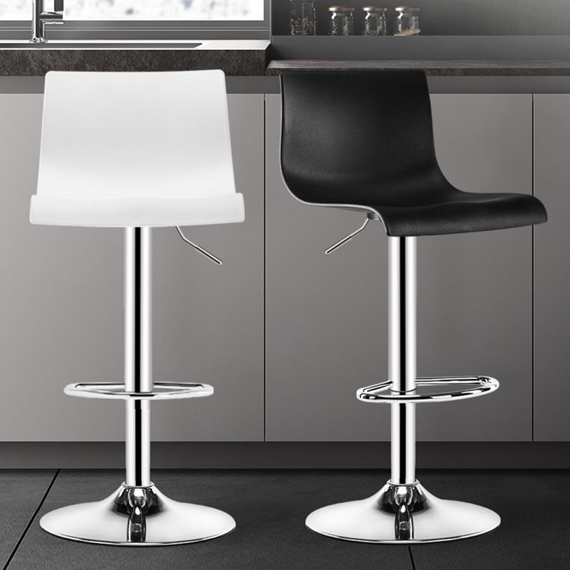 Modern Plastic Seats Barstool Rotating Lifting Metal Bar Stool for Indoor Clearhalo 'Bar Furniture' 'Bar Stools' 'bar_stools' 'furniture_bar_stools' 'Kitchen & Dining Furniture' 'kitchen&dining_furn' 'kitchen' 'kitchen_furn' Furniture' 1200x1200_f36dd3f6-59ea-4358-8eb1-328bbccb8b26
