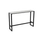 Stone Bar Dining Table Modern Rectangle Bar Table with Trestle Pedestal for Living Room Clearhalo 'Bar Furniture' 'Bar Tables' 'bar_tables' 'furn' 'furn_bar_tables' 'Furniture' 'furniture_bar_tables' 'Kitchen & Dining Furniture' 1200x1200_f36ec5ed-52d6-4fe6-9501-7ec4367ae6e9