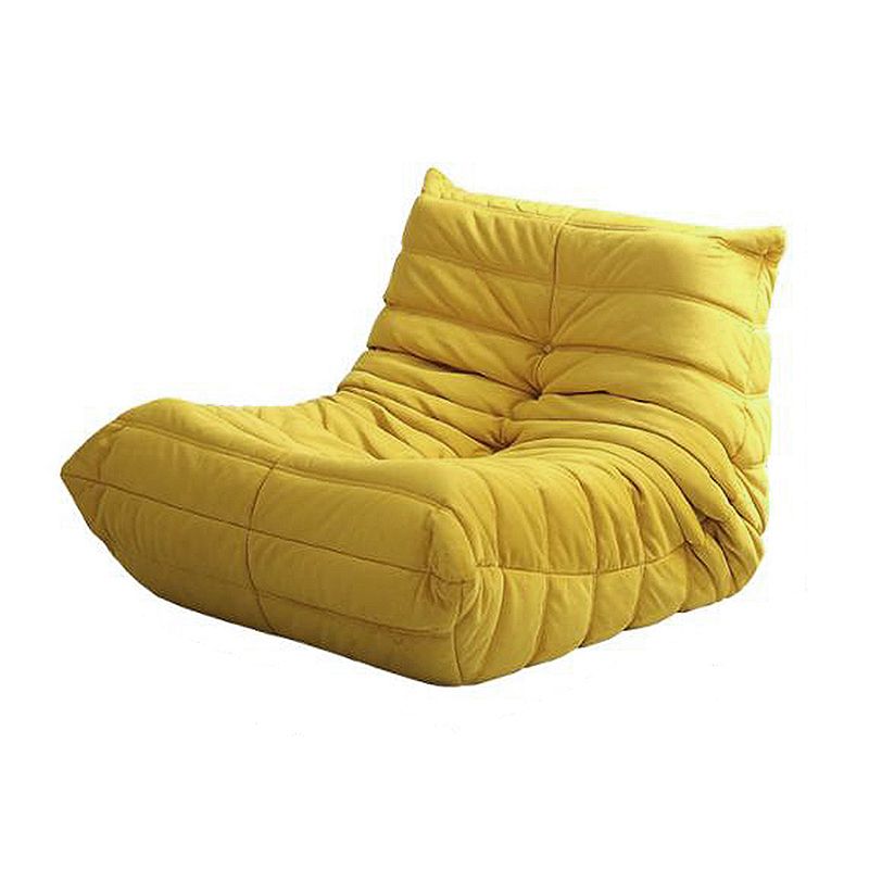 Contemporary Armless Accent Chair Upholstered Chair with Low Back